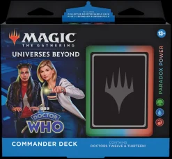Universes Beyond Doctor Who Magic the Gathering Universes Beyond: Doctor Who Paradox Power Commander Deck* Commander Deck