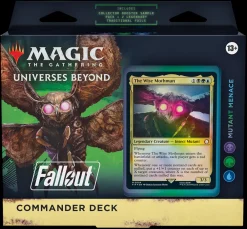 Universes Beyond: Fallout Magic the Gathering Universes Beyond: Fallout Mutant Menace Commander Deck* Commander Deck