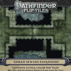 Paizo Publishing Tilbehør|Kart & Battlemaps^Urban Sewers Expansion Flip-Tiles