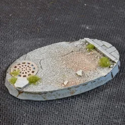 Gamers Grass Basing & Modellering^Urban Warfare Bases Oval 60 mm (4)