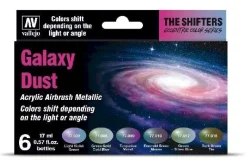 Vallejo Maling^: Galaxy Dust Shifters Paint Set 17ml (6)