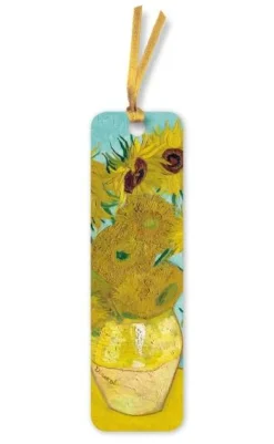 Flame tree bookmarks Van Gogh: Vase with Sunflowers* Bokmerker