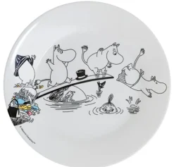 Servisesett^Vann og Bad Tallerken Grå