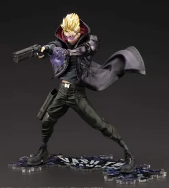 Samleobjekter^Vash the Stampede The Gunman in Black Version ARTFXJ Statue 22 cm