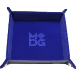 Metallic Dice Games Velvet Blue Dice Tray Terningbrett* Brett