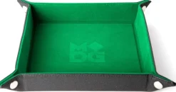 Metallic Dice Games Velvet Green Dice Tray Terningbrett* Brett