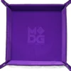 Metallic Dice Games Brett^Velvet Purple Dice Tray Terningbrett