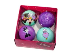Disney-jul Villains Ornament 4-Pack 75 mm* Julekuler