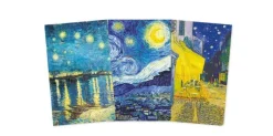 Flame Tree Studio Vincent van Gogh Set of 3 Mini Notebooks* Tegne & Male