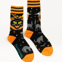 Footclothes Vintage Black Cat Socks (36-46)* Sokker & Fottøy