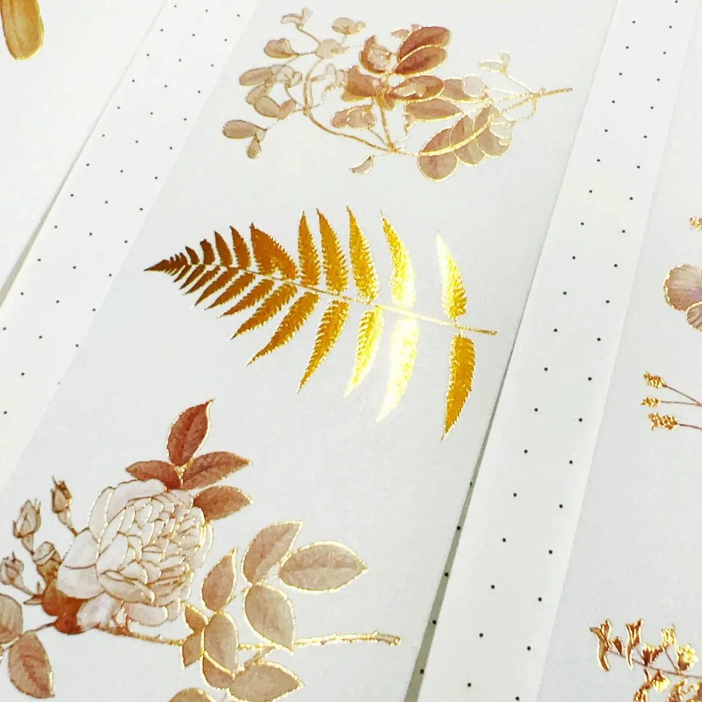 Vintage Botanicals Washi Tape Sticker Set (GILDED)* Tilbehør