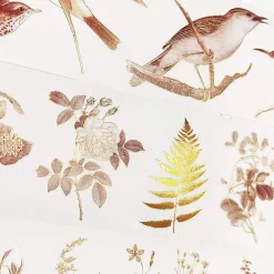 Vintage Botanicals Washi Tape Sticker Set (GILDED)* Tilbehør