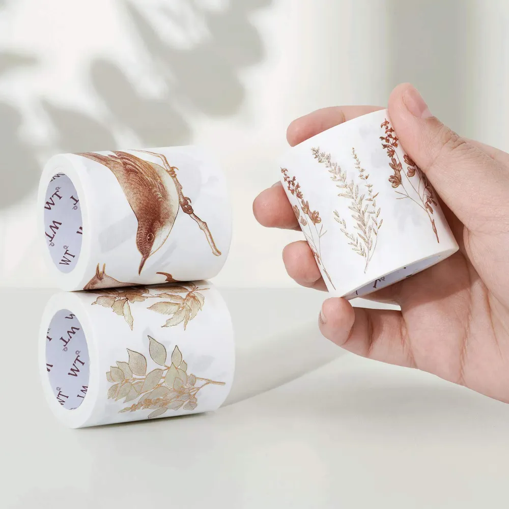 Vintage Botanicals Washi Tape Sticker Set (GILDED)* Tilbehør