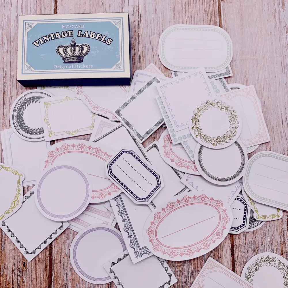 Tilbehør^Vintage Royal Stickers Set (60)