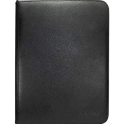 Album, Ark & Permer^Vivid Black 9-Pocket Zippered Pro-Binder Portfolio