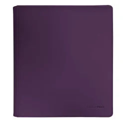 Vivid 12-Pocket Midnight Plum Zippered Pro-Binder* Album, Ark & Permer