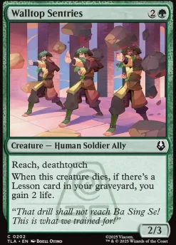 Walltop Sentries (Enkeltkort)* Singles (Løskort)|Singles (Løskort)