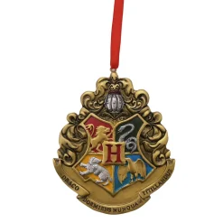 Harry Potter-jul Wand, Crest and Broom Hanging Decorations Set of 3* Julekuler|Julepynt