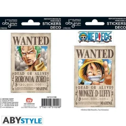 Wanted: Luffy & Zoro Sticker Set 16x11 cm* Klistremerker