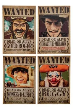 Wanted Magnet Set of 4* Kjøleskapsmagnet