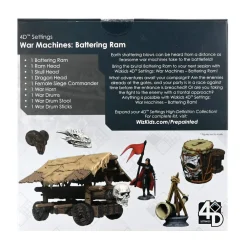 WizKids Kart & Battlemaps|Terreng & Tilbehør^War Machines Battering Ram 4D Settings Painted Miniatures Figur