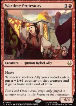 Singles (Løskort)|Singles (Løskort)^Wartime Protestors (Enkeltkort)