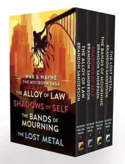 Brandon Sanderson Wax and Wayne, the Mistborn Saga Boxed Set: Alloy of Law, Shadows of Self, Bands of Mourning, and the Lost Metal* Brandon Sanderson|Samlebokser