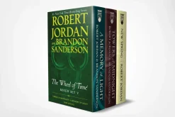 Robert Jordan Wheel of Time Premium Boxed Set V: Book 13: Towers of Midnight, Book 14: A Memory of Light, Prequel: New Spring* Samlebokser