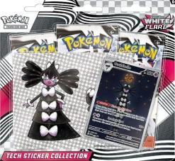 Scarlet & Violet Black Bolt & White Flare Pokémon Trading Card Game^White Flare Reshiram Gothitelle Tech Sticker Collection 3P Blister Pack