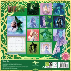 Kalendere^WICKED MOVIE 2026 SQUARE CALENDAR
