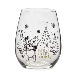 Disney-jul Winnie the Pooh Christmas Glasses Set of 2* Glass