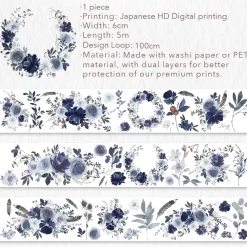 Tilbehør^Winter Romance Wide Washi PET Tape