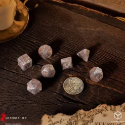 Q-Workshop Sett^Witcher Ciri Elder Blood Poly Gray /Copper w /Coin (7)
