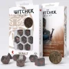 Q-Workshop Sett^Witcher Geralt Price of Neutrality Poly Gray /Copper w /Coin (7)