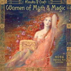 Kinuko Y. Craft Women of Myth & Magic 2026 Fantasy Art Wall Calendar by Kinuko Craft* Teknikk & Vitenskap|Kropp, Sinn, & Sjel