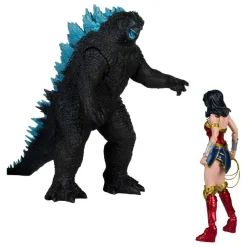 DC Multiverse Actionfigurer^Wonder Woman vs Atomic Blast Godzilla Monsteverse Action Figure 2-Pack 18 cm