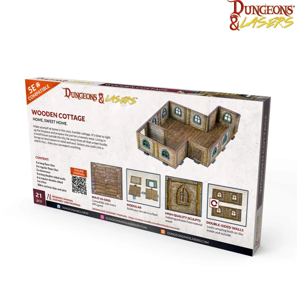 Archon Studio Kart & Battlemaps|Terreng & Tilbehør^Wooden Cottage