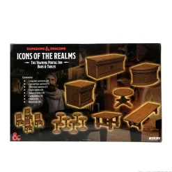 WizKids Kart & Battlemaps|Terreng & Tilbehør^Yawning Portal Inn Bars & Tables Dungeons & Dragons Icons of the Realms Box Set