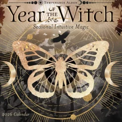 Temperance Alden Year of the Witch 2026 Wall Calendar: Seasonal Intuitive Magick* Kropp, Sinn, & Sjel|Kalendere