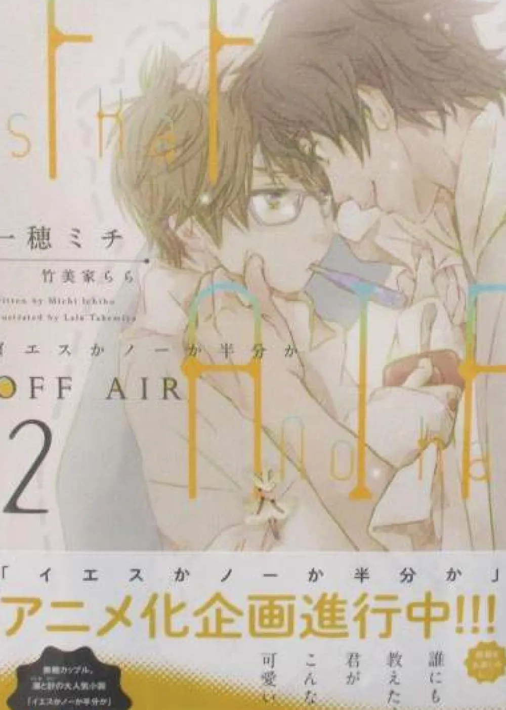 Michi Ichiho Yes, No, or Maybe? Vol. 2* Boys Love