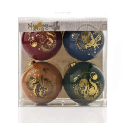 Harry Potter-jul Julekuler|Julepynt^Yule Houses Baubles Set of 4