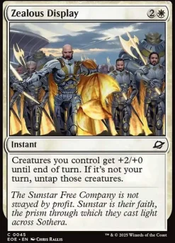 Zealous Display (Enkeltkort)* Singles (Løskort)|Singles (Løskort)