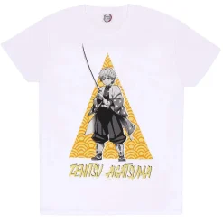 Demon Slayer Zenitsu Triangle T-Shirt* T-Skjorter