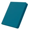 Album, Ark & Permer^Zipfolio 24-Pocket Quadrow Petrol Blue XenoSkin (480) Portfolio