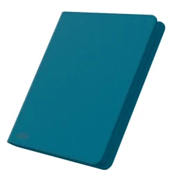 Album, Ark & Permer^Zipfolio 24-Pocket Quadrow Petrol Blue XenoSkin (480) Portfolio