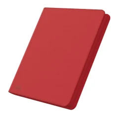 Zipfolio 24-Pocket Quadrow Red XenoSkin (480) Portfolio* Album, Ark & Permer