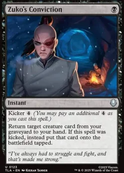 Singles (Løskort)|Singles (Løskort)^Zuko's Conviction (Enkeltkort)